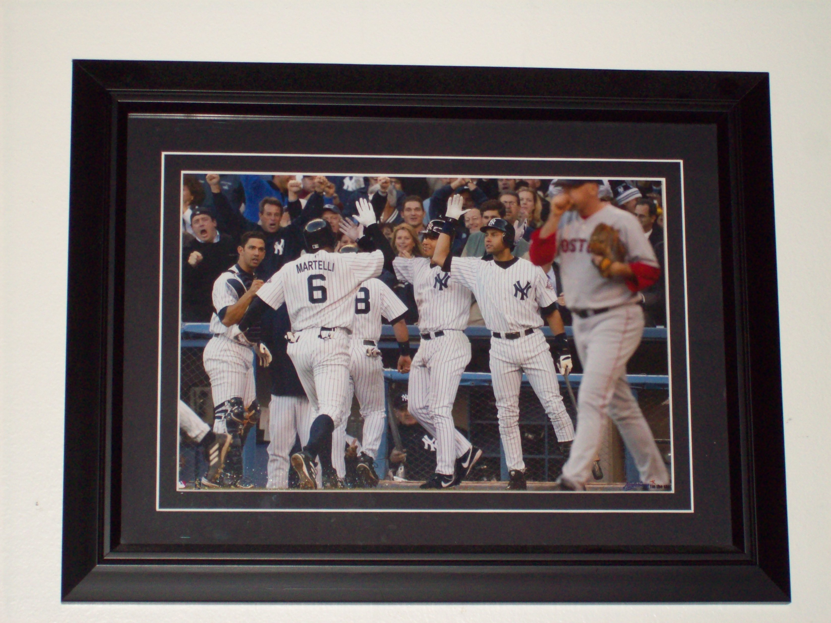 My personalized Yankee photo, one of my birthday gifts in 2007